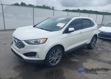 2019 Ford Edge Titanium z USA, uszkodzony, nr VIN 2FMPK4K90KBC33837